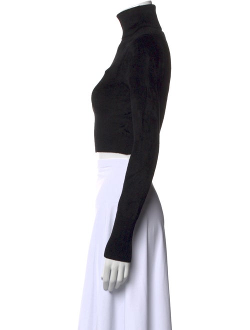 A.L.C. Turtleneck Long Sleeve Crop Top