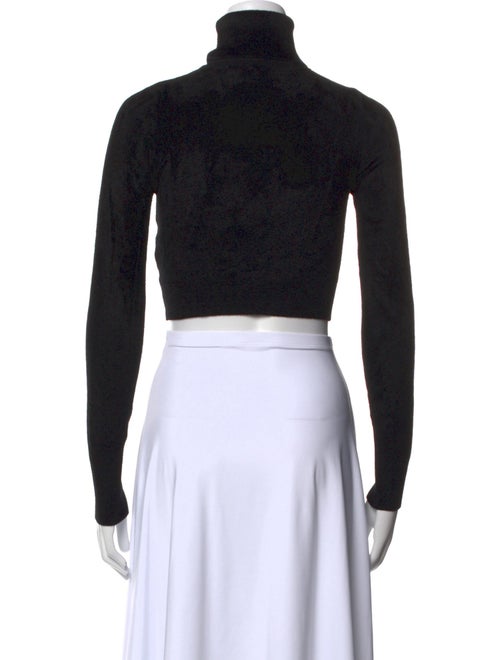 A.L.C. Turtleneck Long Sleeve Crop Top