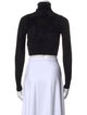 A.L.C. Turtleneck Long Sleeve Crop Top