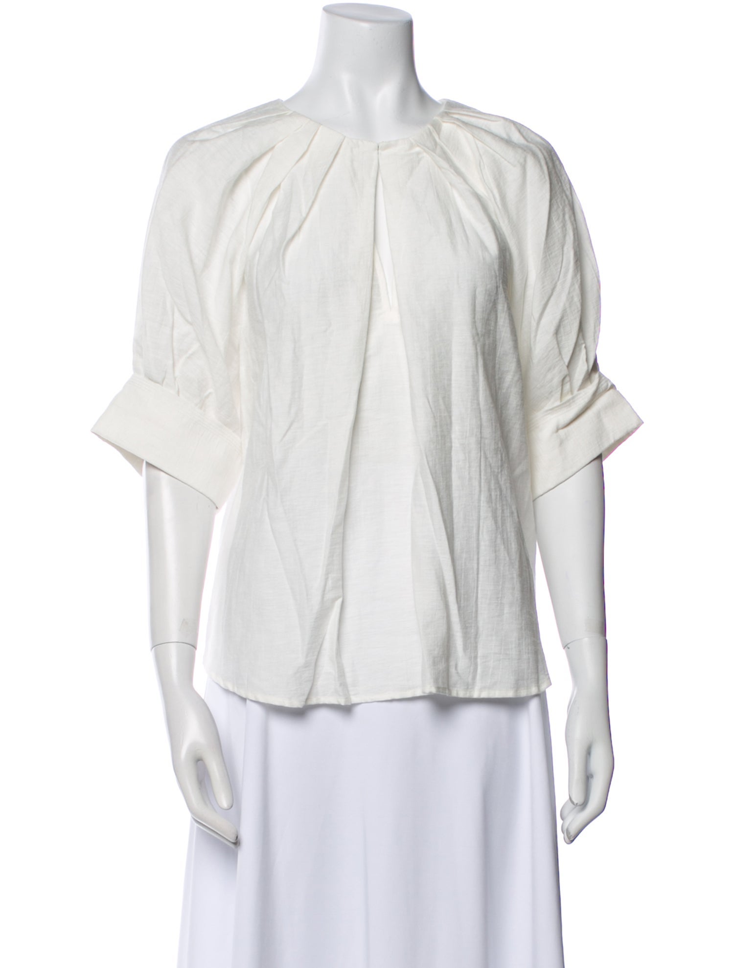 A.L.C. V-Neck Three-Quarter Sleeve Blouse w/ Tags