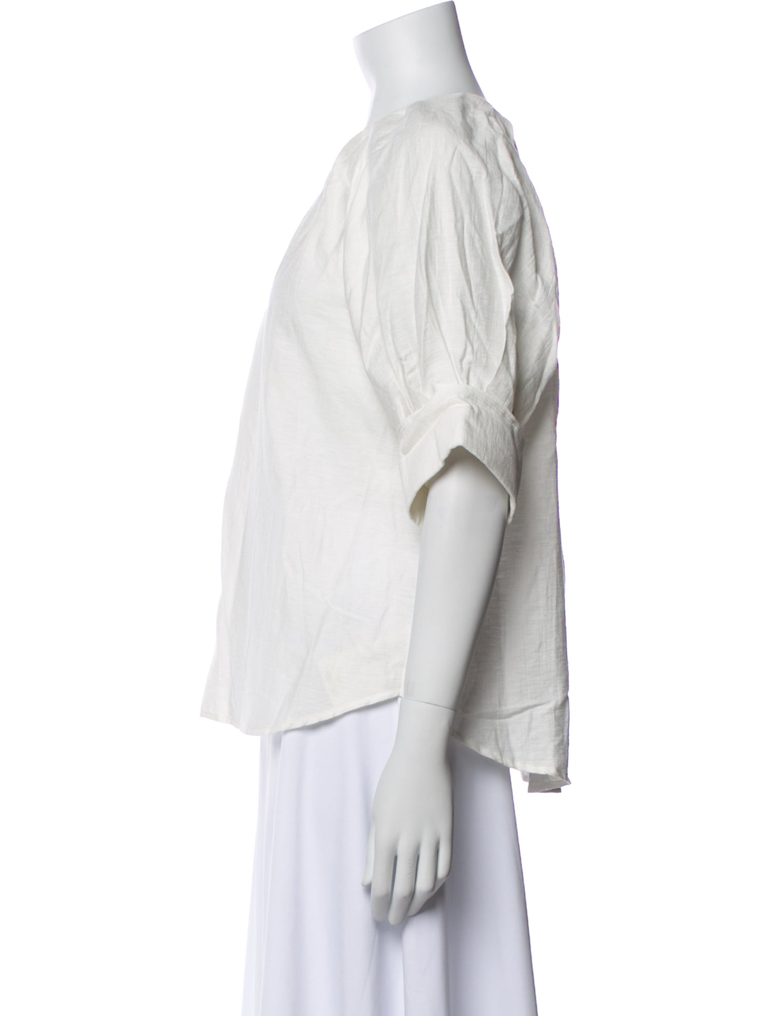 A.L.C. V-Neck Three-Quarter Sleeve Blouse w/ Tags