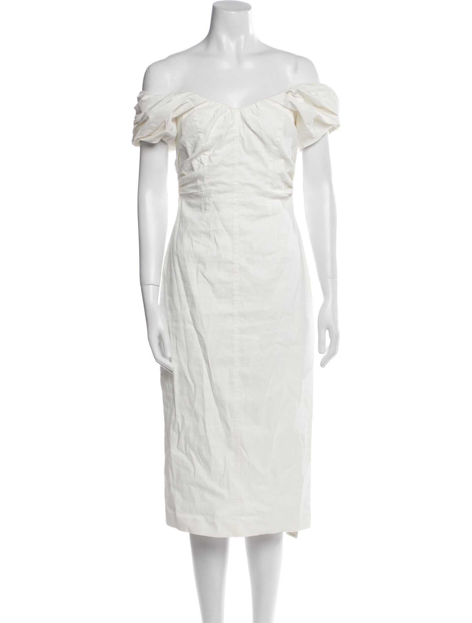 A.L.C. Off-The-Shoulder Knee-Length Dress