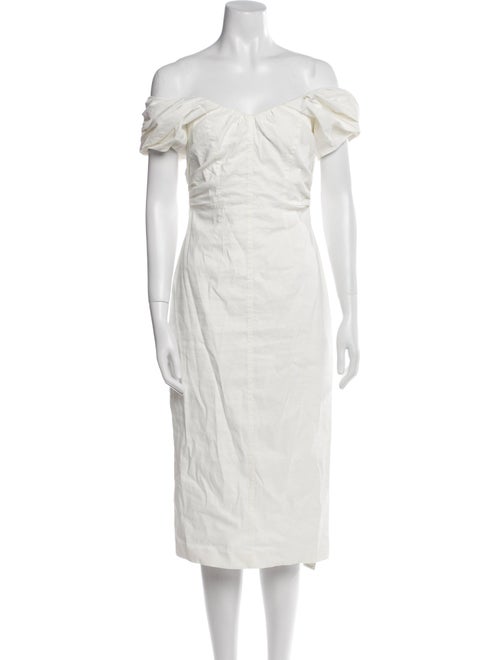 A.L.C. Off-The-Shoulder Knee-Length Dress