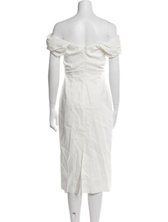 A.L.C. Off-The-Shoulder Knee-Length Dress