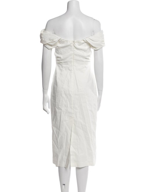 A.L.C. Off-The-Shoulder Knee-Length Dress