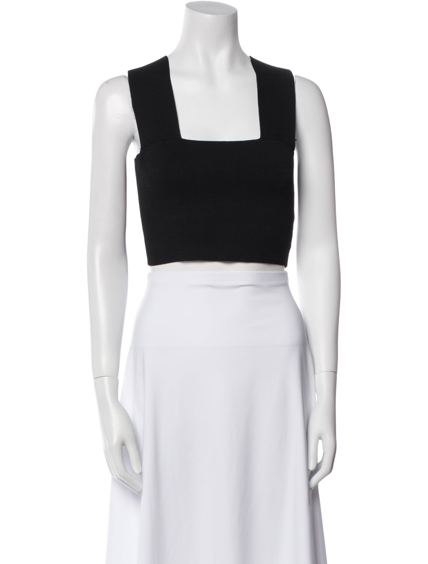 A.L.C. Square Neckline Sleeveless Crop Top