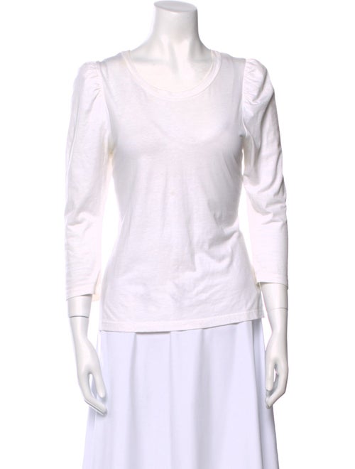 A.L.C. Scoop Neck Three-Quarter Sleeve Top