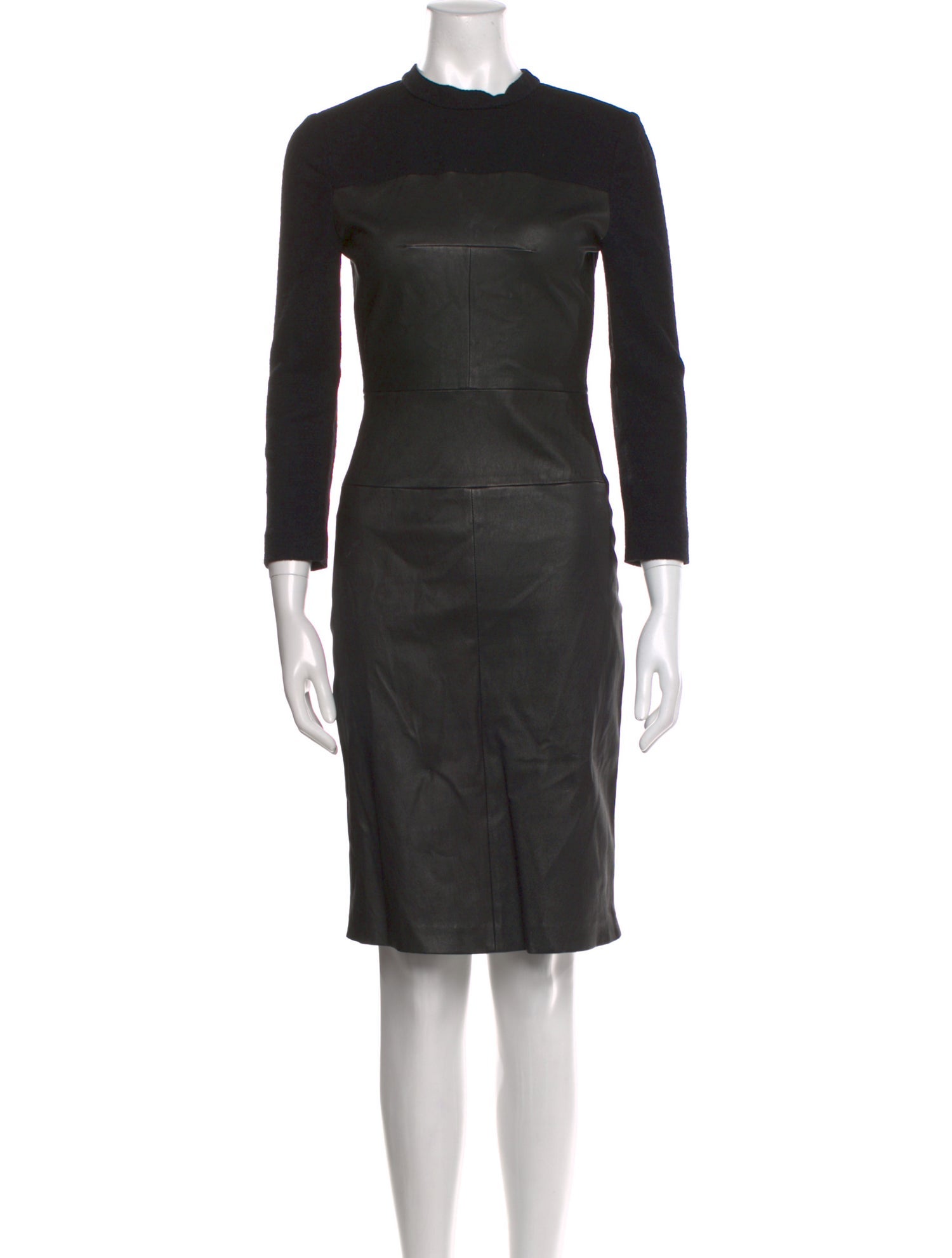 A.L.C. Leather Knee-Length Dress