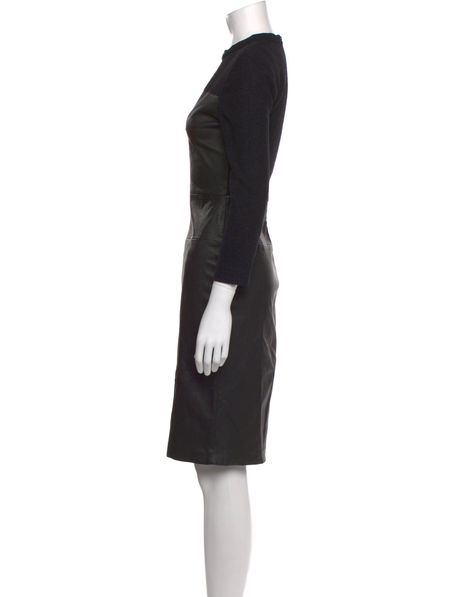 A.L.C. Leather Knee-Length Dress