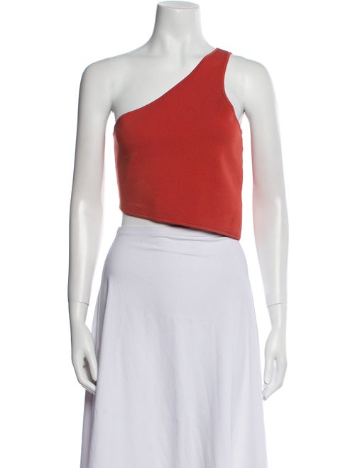 A.L.C. One-Shoulder Sleeveless Crop Top
