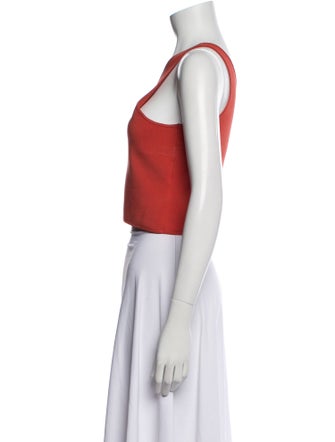 A.L.C. One-Shoulder Sleeveless Crop Top