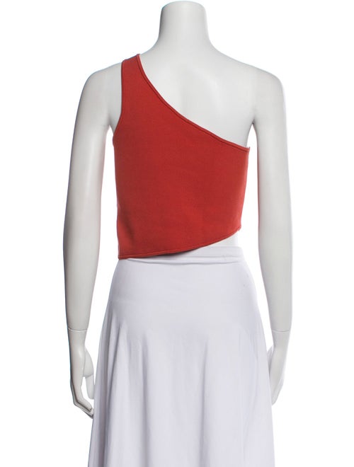 A.L.C. One-Shoulder Sleeveless Crop Top
