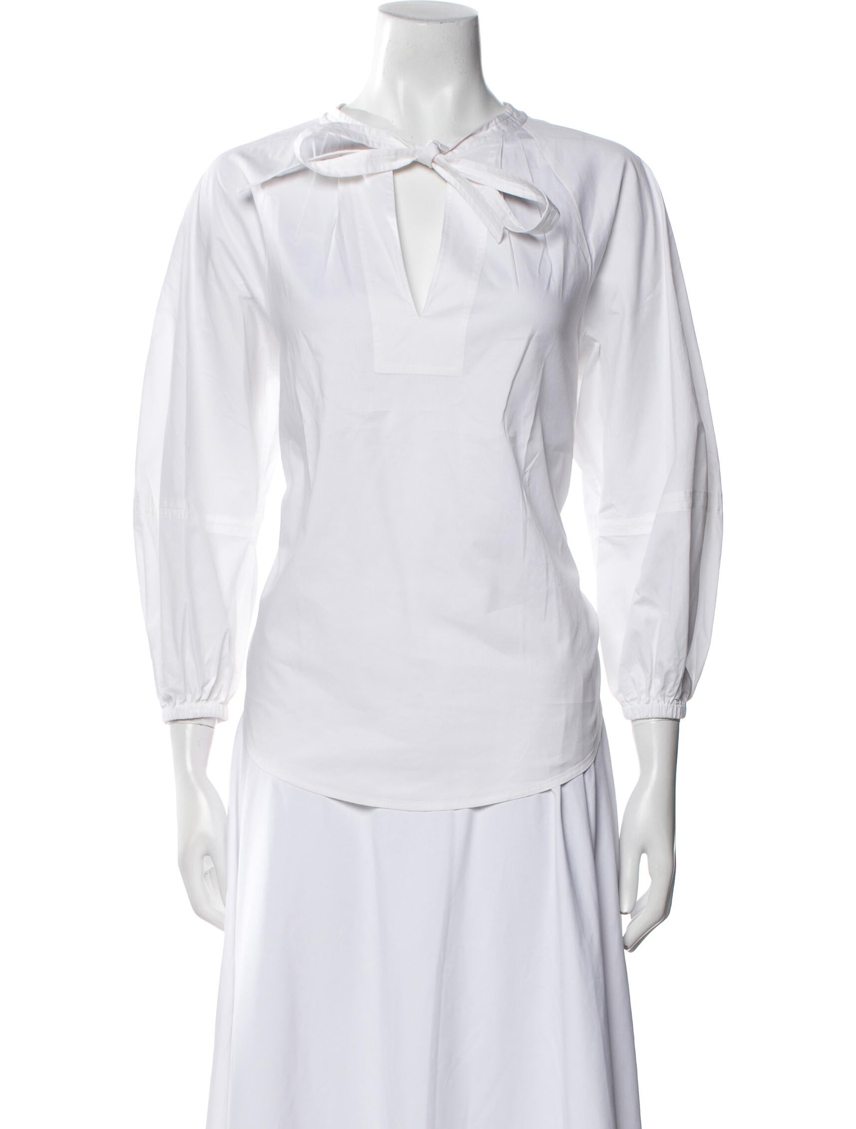 A.L.C. Three-Quarter Sleeve Button-Up Top