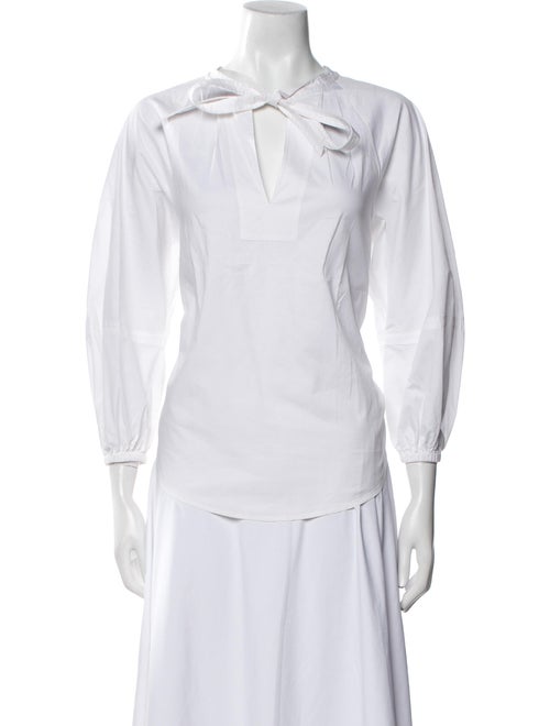 A.L.C. Three-Quarter Sleeve Button-Up Top