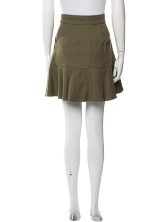 A.L.C. Ruffle Embellishment Mini Skirt