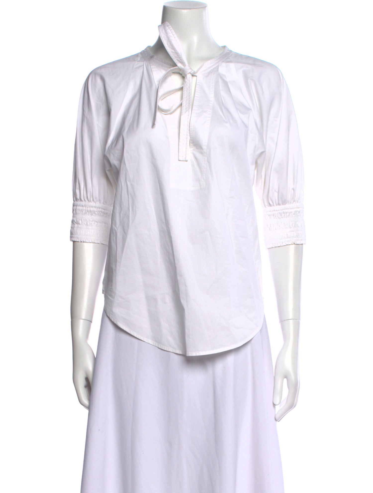 A.L.C. Three-Quarter Sleeve Button-Up Top