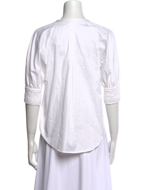 A.L.C. Three-Quarter Sleeve Button-Up Top