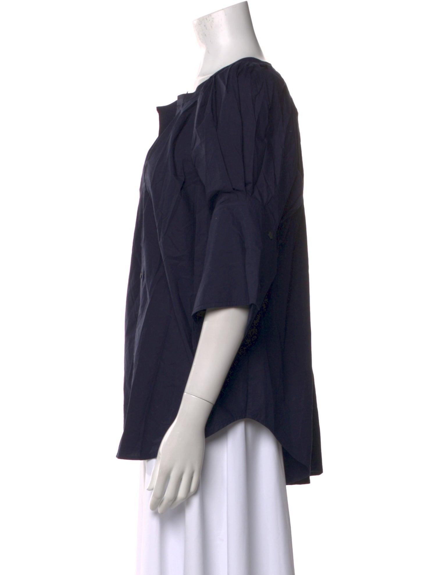 A.L.C. V-Neck Three-Quarter Sleeve Blouse