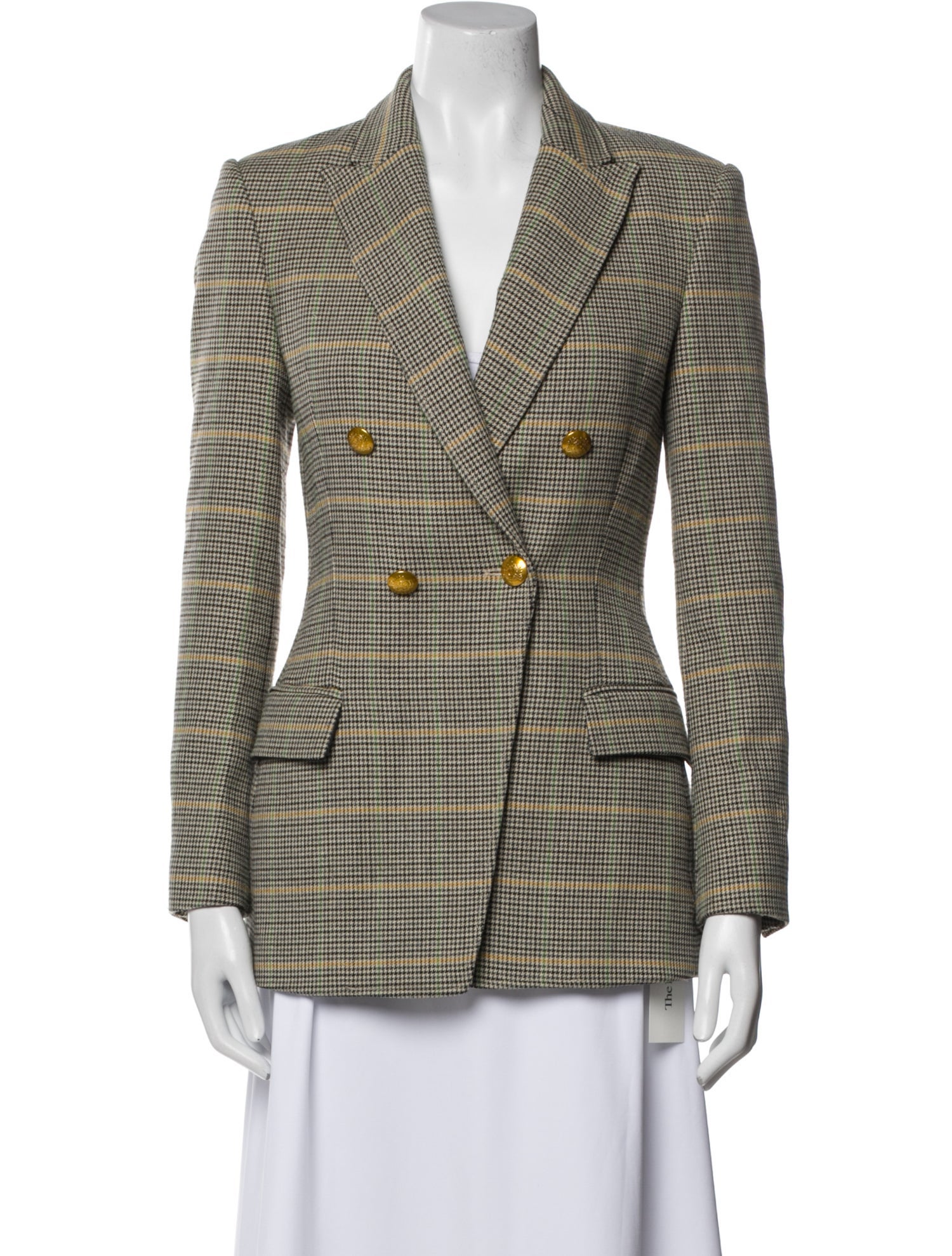 A.L.C. Plaid Print Blazer
