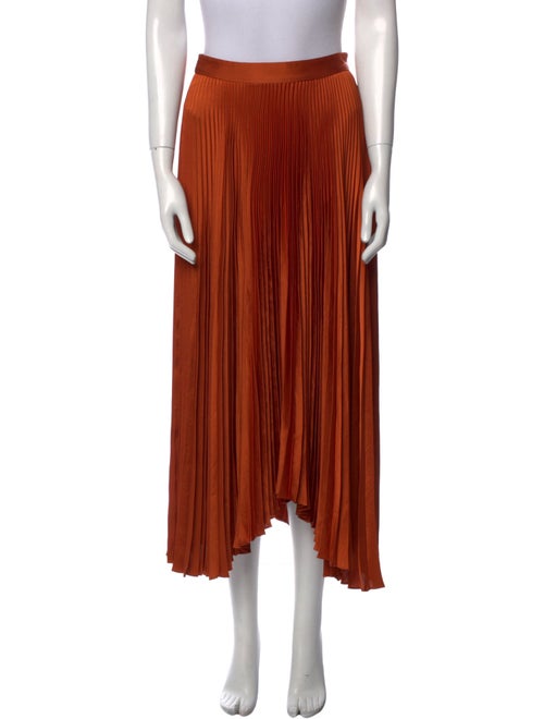 A.L.C. Pleated Accents Midi Length Skirt