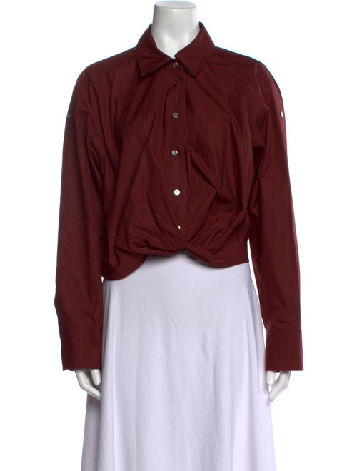 A.L.C. Long Sleeve Crop Top