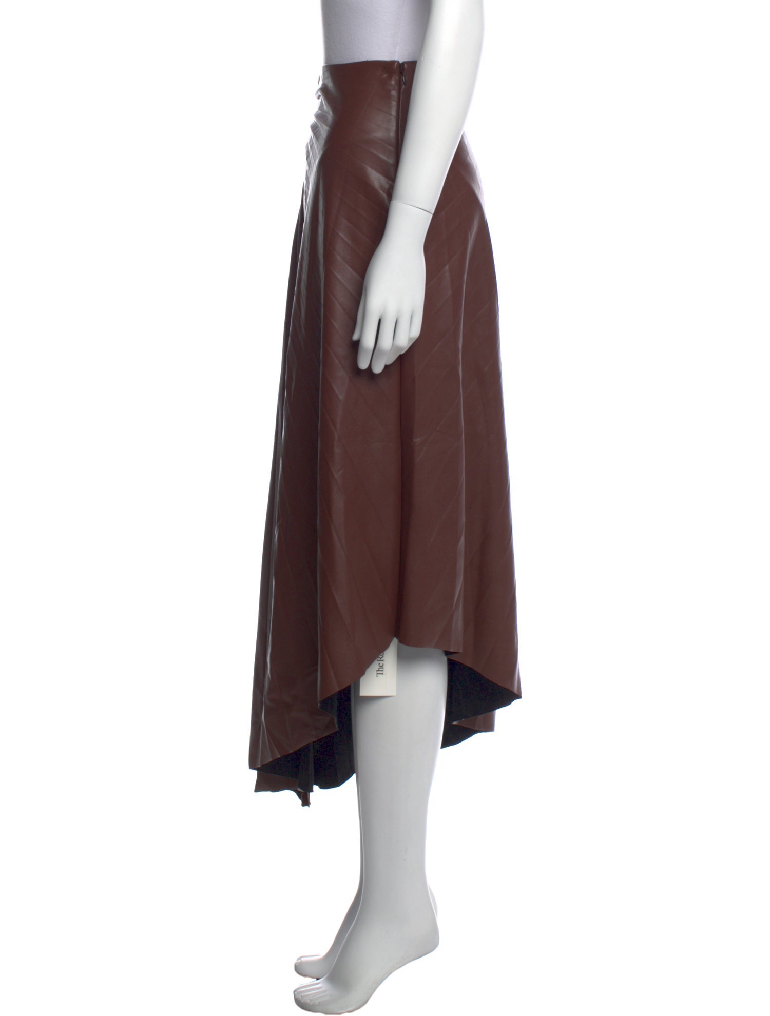 A.L.C. Pleated Accents Midi Length Skirt