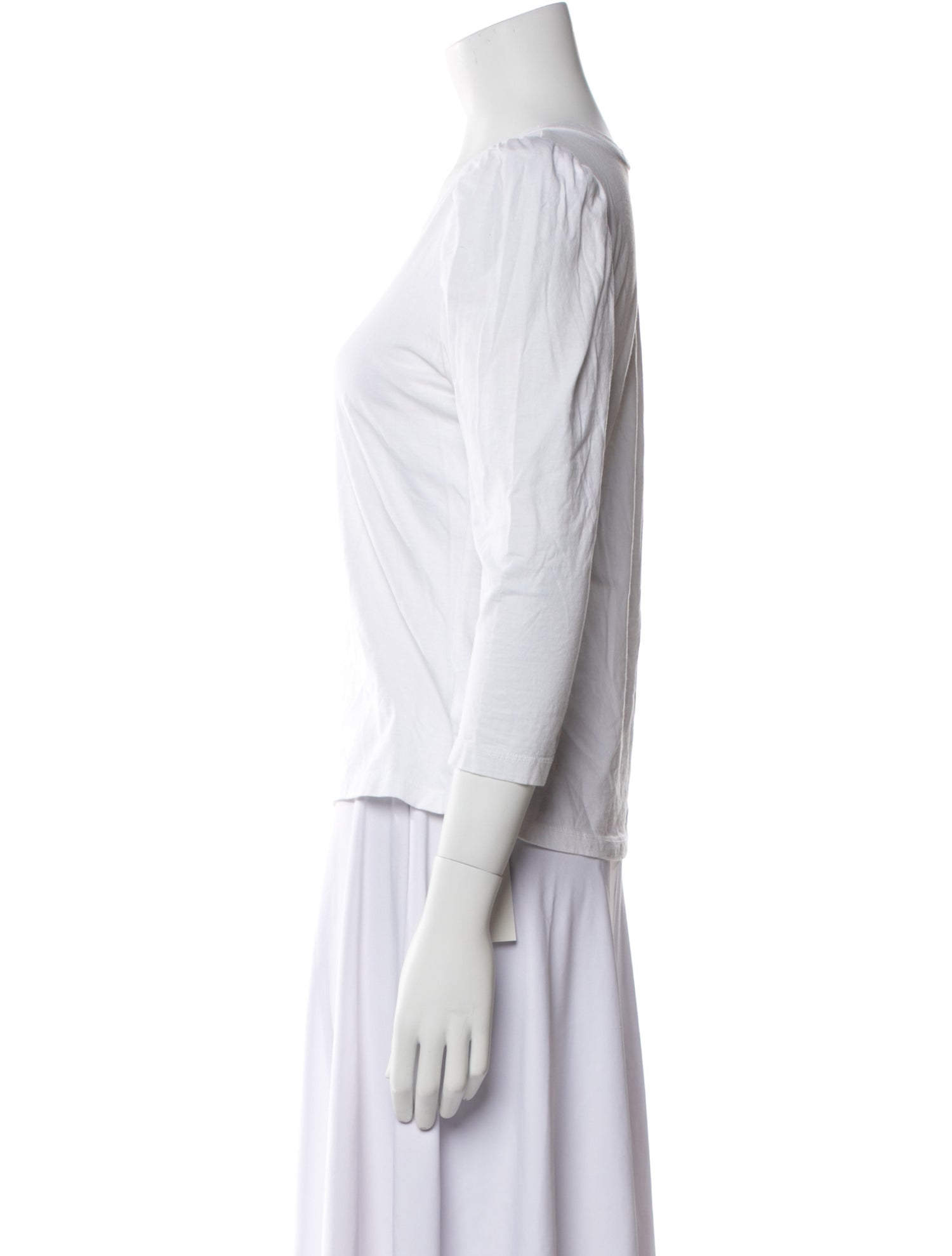 A.L.C. Scoop Neck Three-Quarter Sleeve T-Shirt