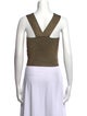 A.L.C. Square Neckline Sleeveless Crop Top