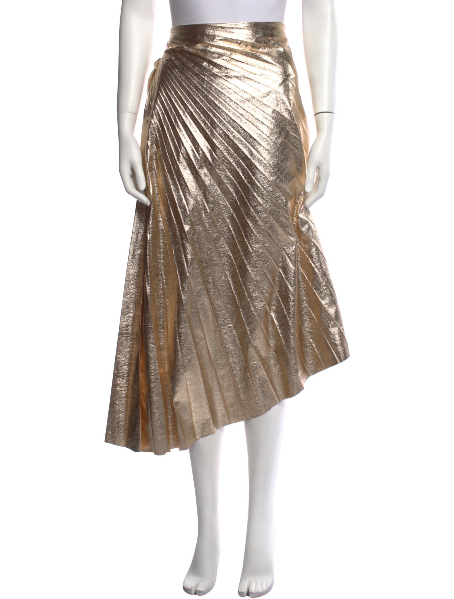 A.L.C. Pleated Accents Midi Length Skirt w/ Tags