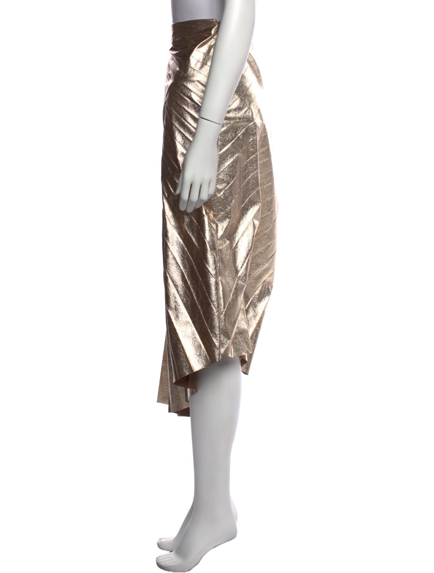 A.L.C. Pleated Accents Midi Length Skirt w/ Tags