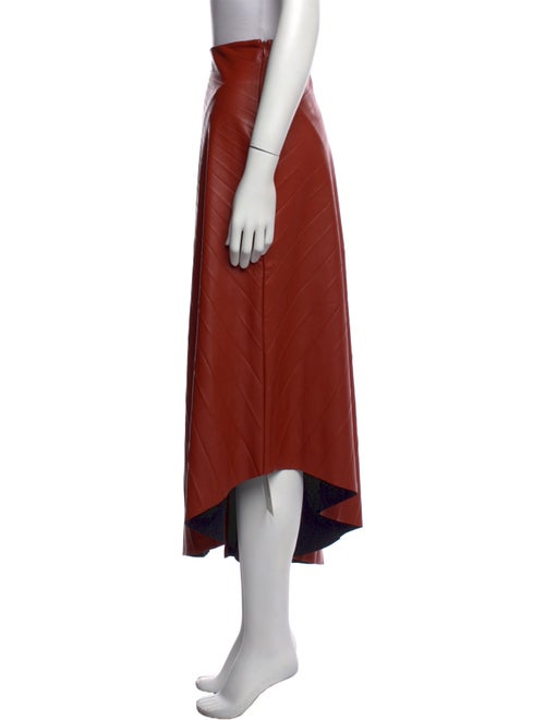 A.L.C. Pleated Accents Midi Length Skirt