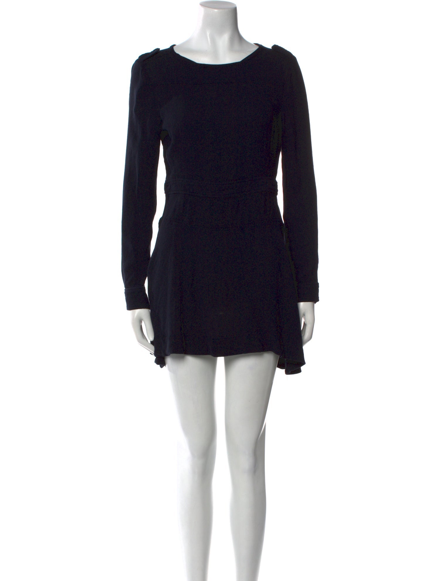 A.L.C. Bateau Neckline Mini Dress