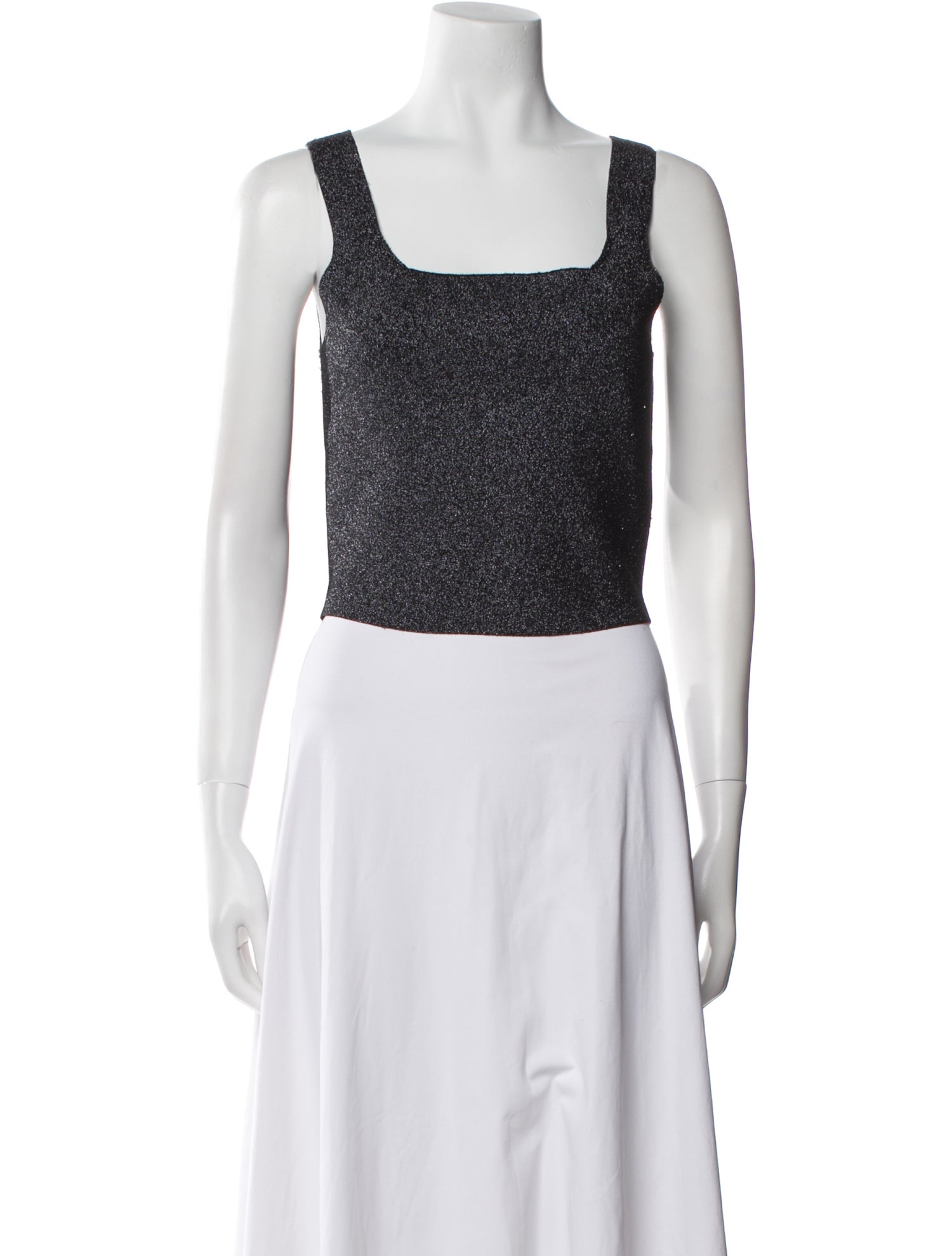 A.L.C. Square Neckline Sleeveless Crop Top