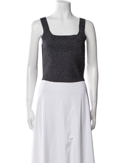 A.L.C. Square Neckline Sleeveless Crop Top