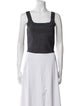 A.L.C. Square Neckline Sleeveless Crop Top