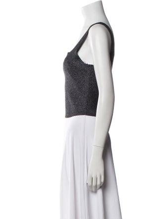 A.L.C. Square Neckline Sleeveless Crop Top