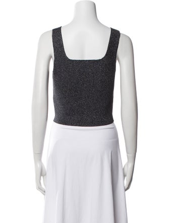 A.L.C. Square Neckline Sleeveless Crop Top