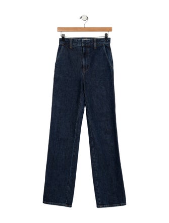 A.L.C. High-Rise Straight Leg Jeans