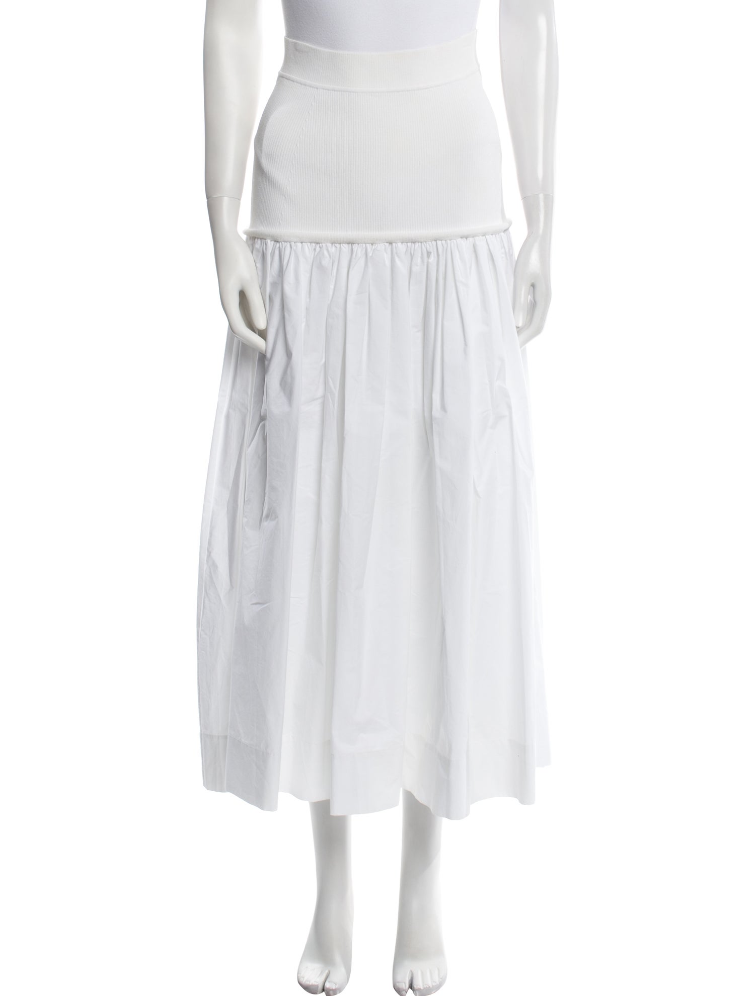 A.L.C. Ruffle Embellishment Midi Length Skirt