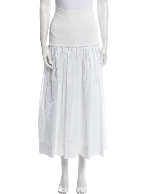 A.L.C. Ruffle Embellishment Midi Length Skirt