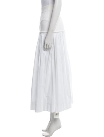 A.L.C. Ruffle Embellishment Midi Length Skirt