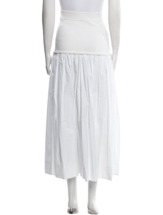 A.L.C. Ruffle Embellishment Midi Length Skirt