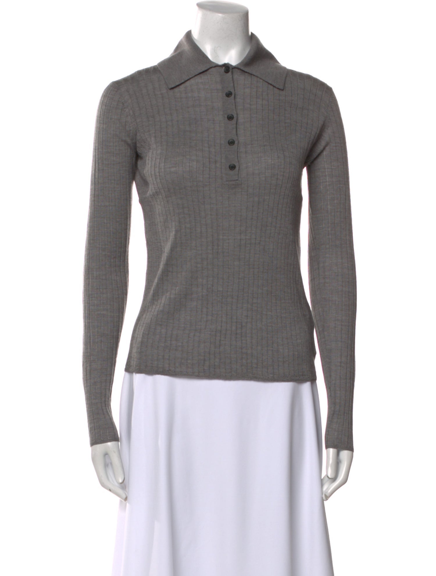 A.L.C. Merino Wool Long Sleeve Polo w/ Tags