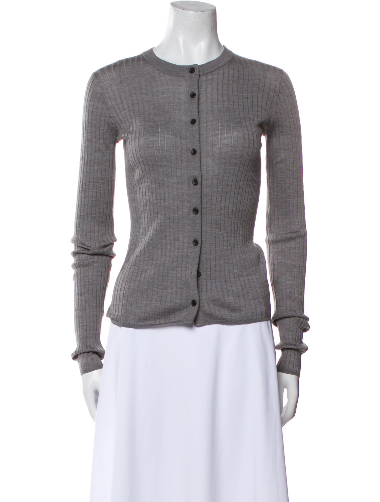 A.L.C. Merino Wool Crew Neck Button-Up Top w/ Tags