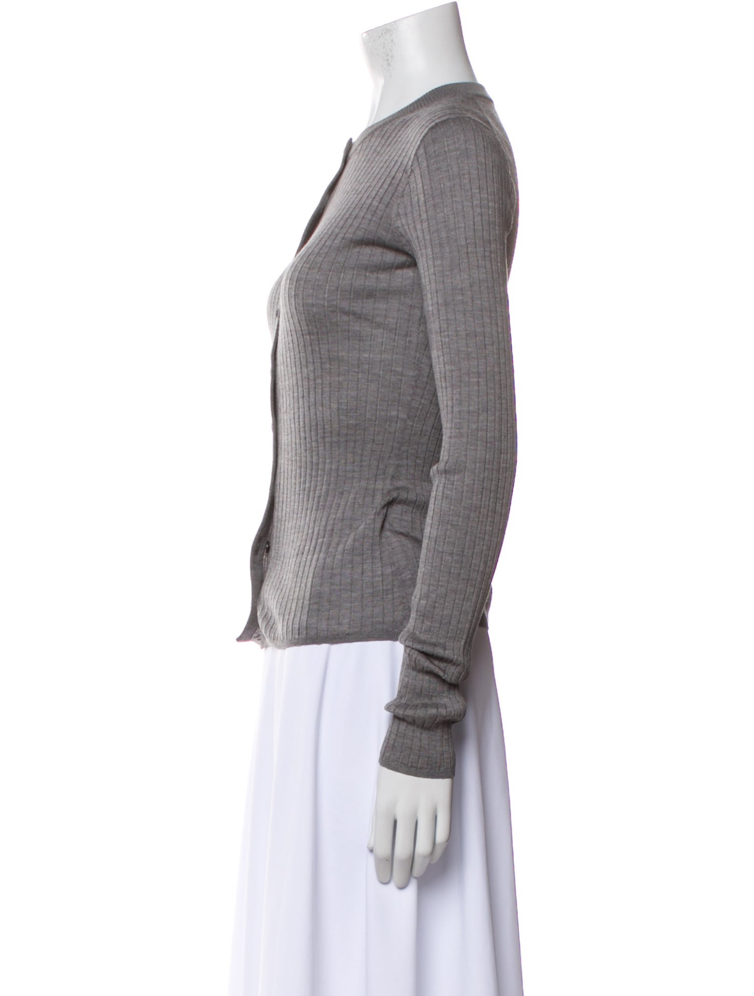 A.L.C. Merino Wool Crew Neck Button-Up Top w/ Tags