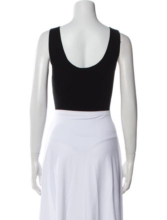 A.L.C. Scoop Neck Sleeveless Crop Top