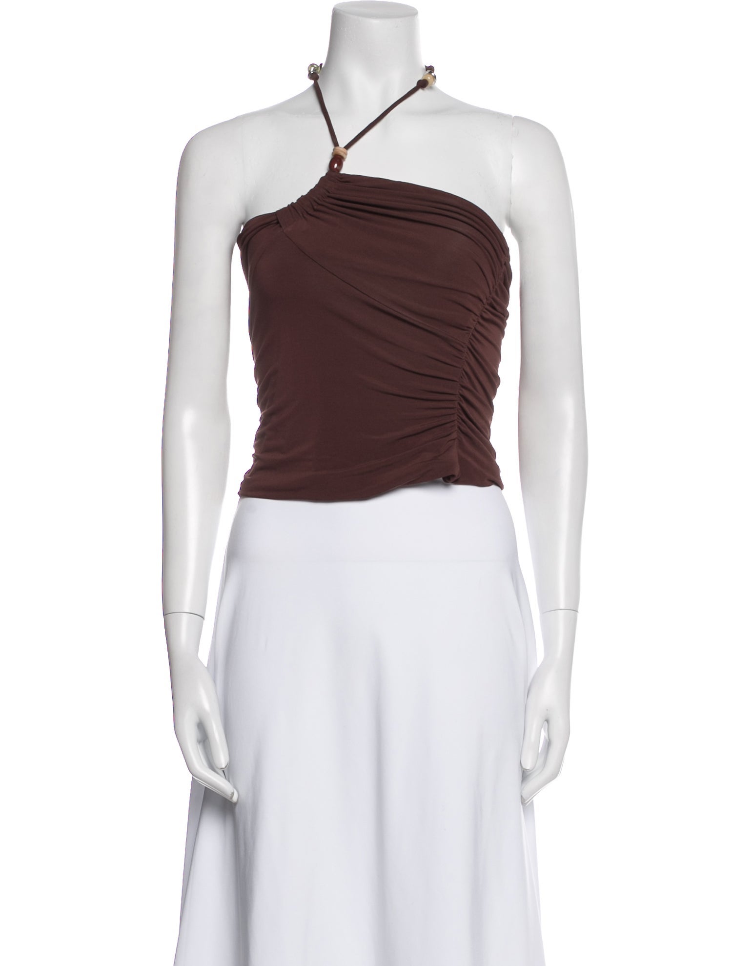 A.L.C. Halterneck Sleeveless Crop Top