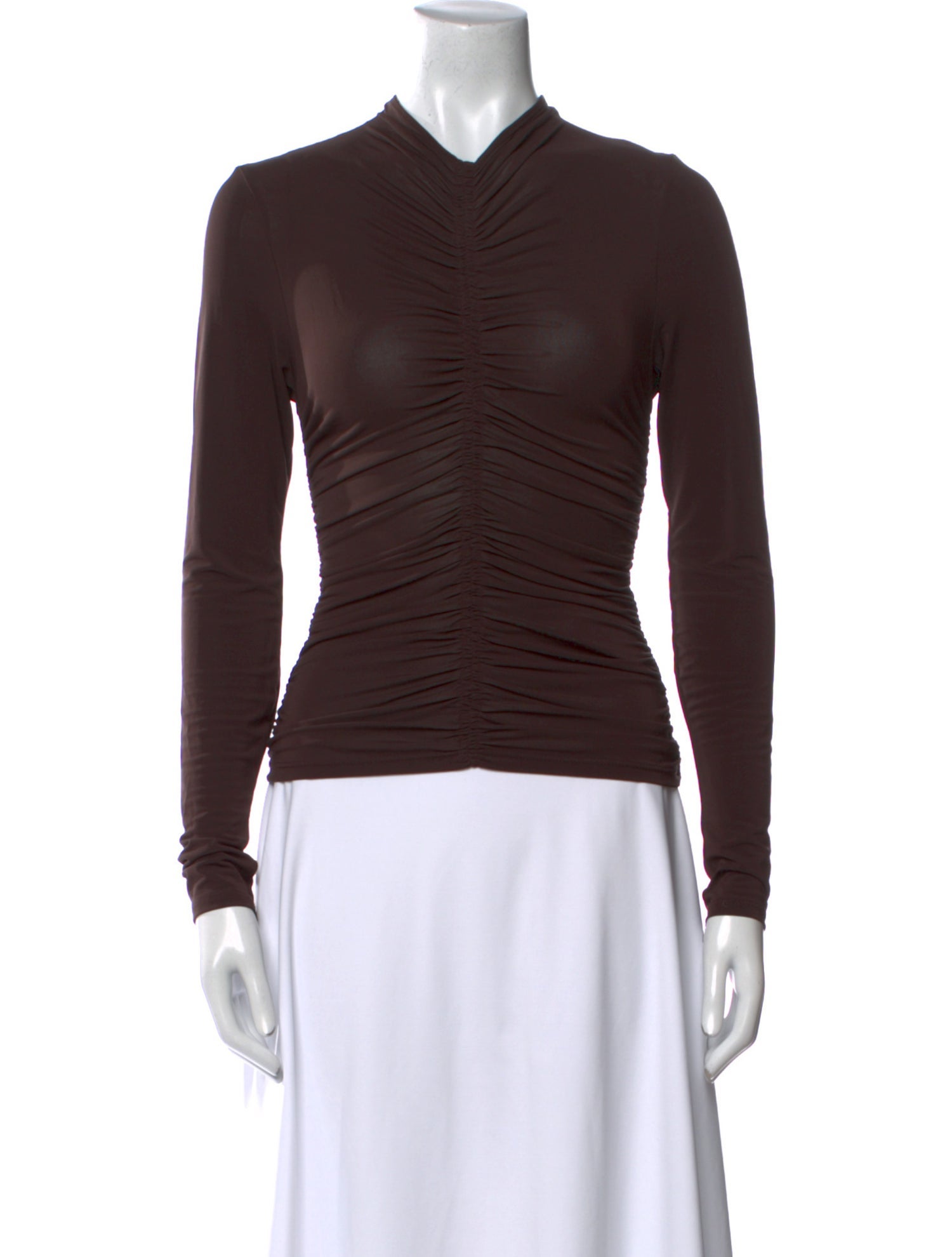 A.L.C. Mock Neck Long Sleeve Top
