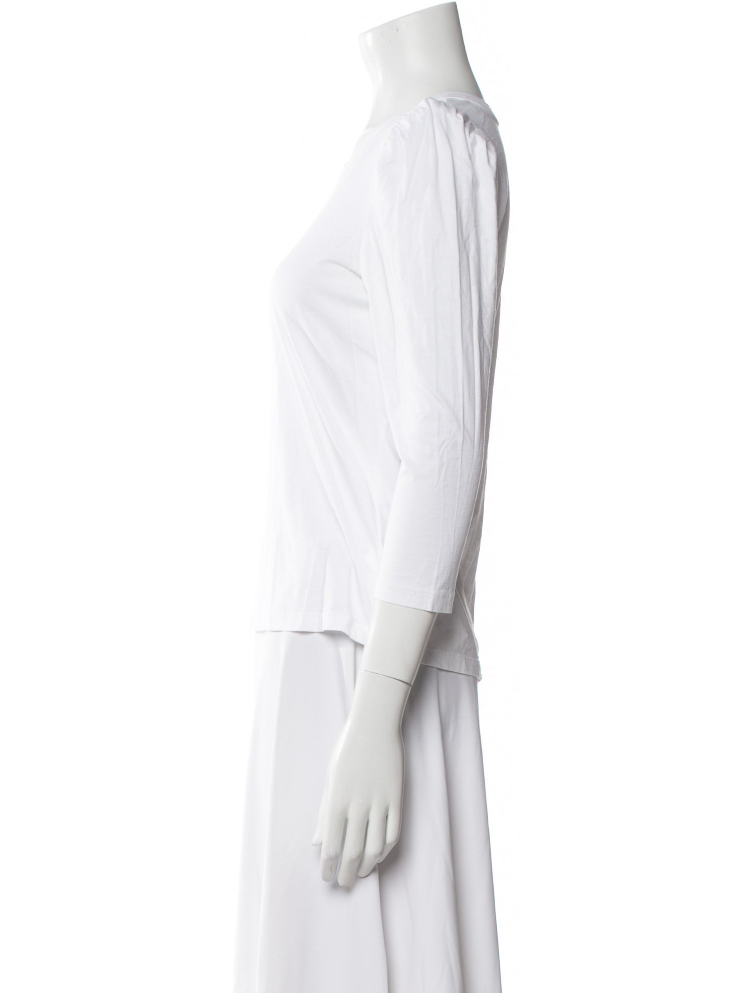 A.L.C. Crew Neck Three-Quarter Sleeve Sweatshirt