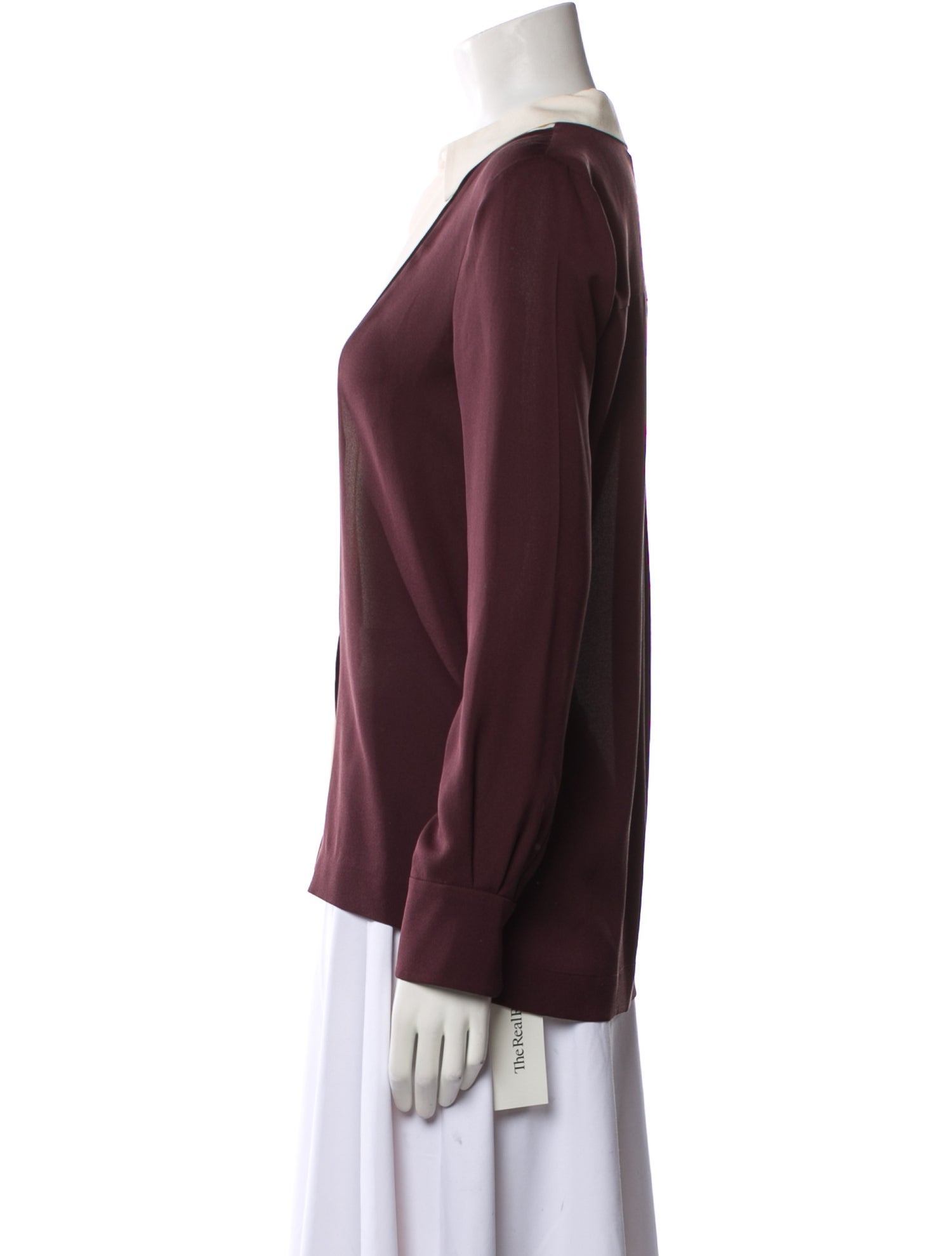 A.L.C. Silk V-Neck Blouse